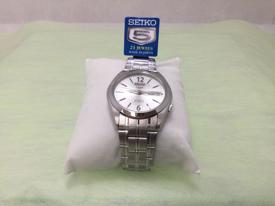 SEIKO セイコー5 自動巻き SNKE97J1 シルバー