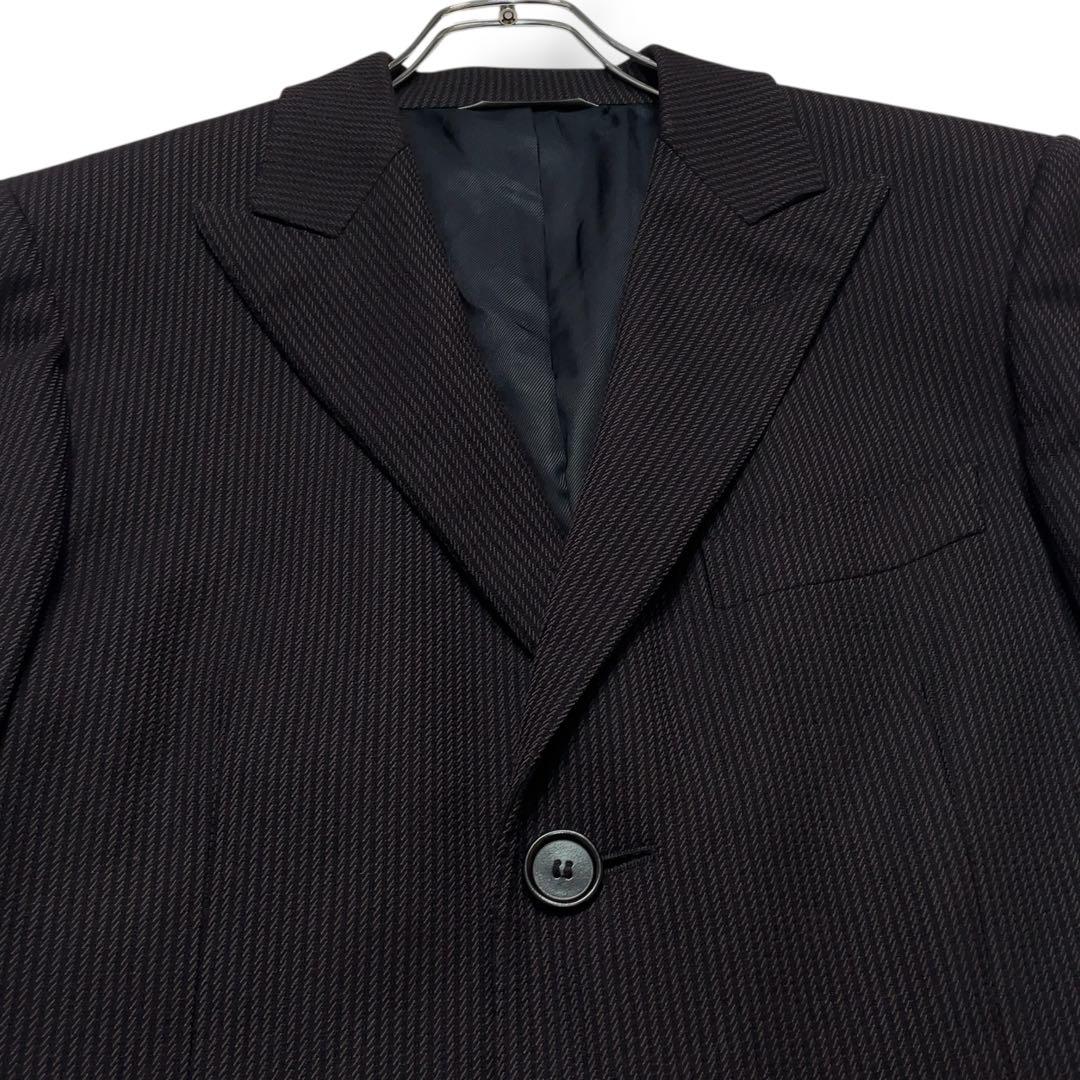 美品 CANALI 高級イタリア製 上質ウール100% テーラードコート M
