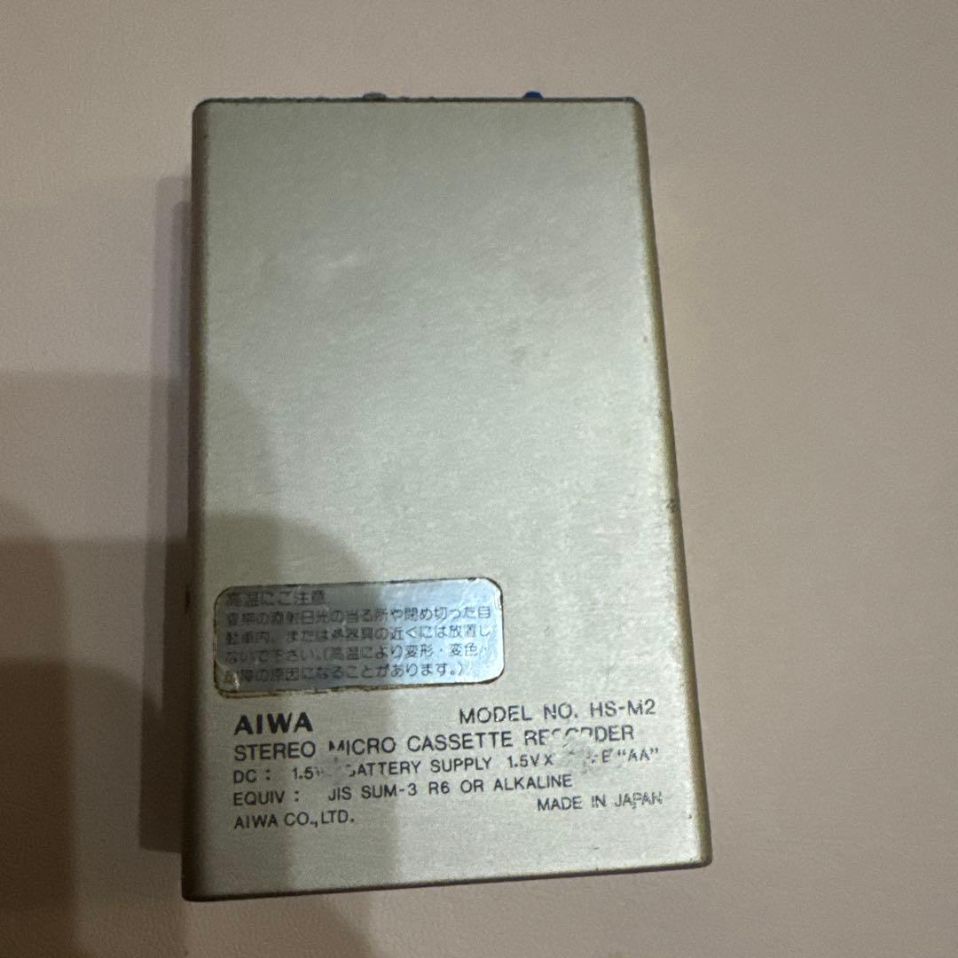 ステレオ　マイクロカセット　レコーダー　HS-M2 AIWA ジャンク