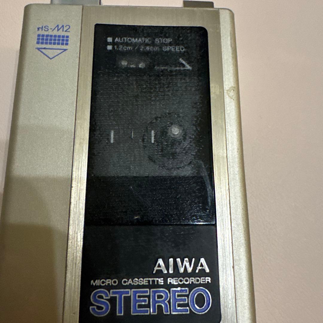 ステレオ　マイクロカセット　レコーダー　HS-M2 AIWA ジャンク