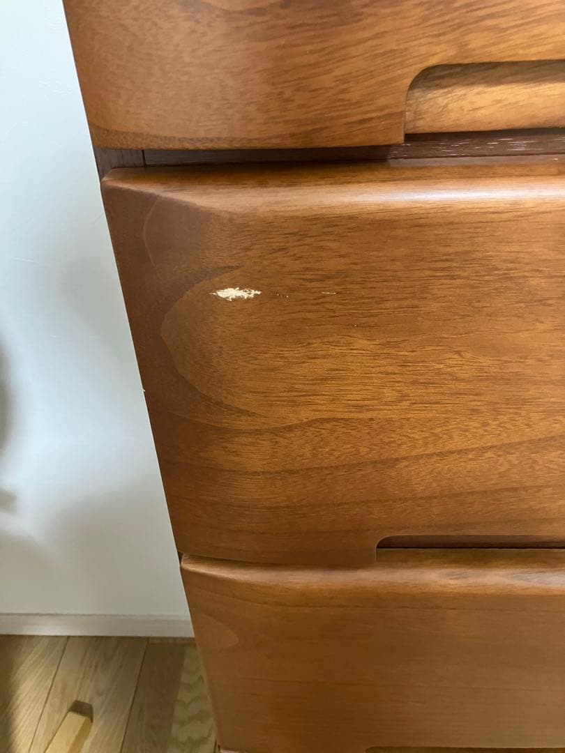 木製チェスト 7引き出し ブラウン