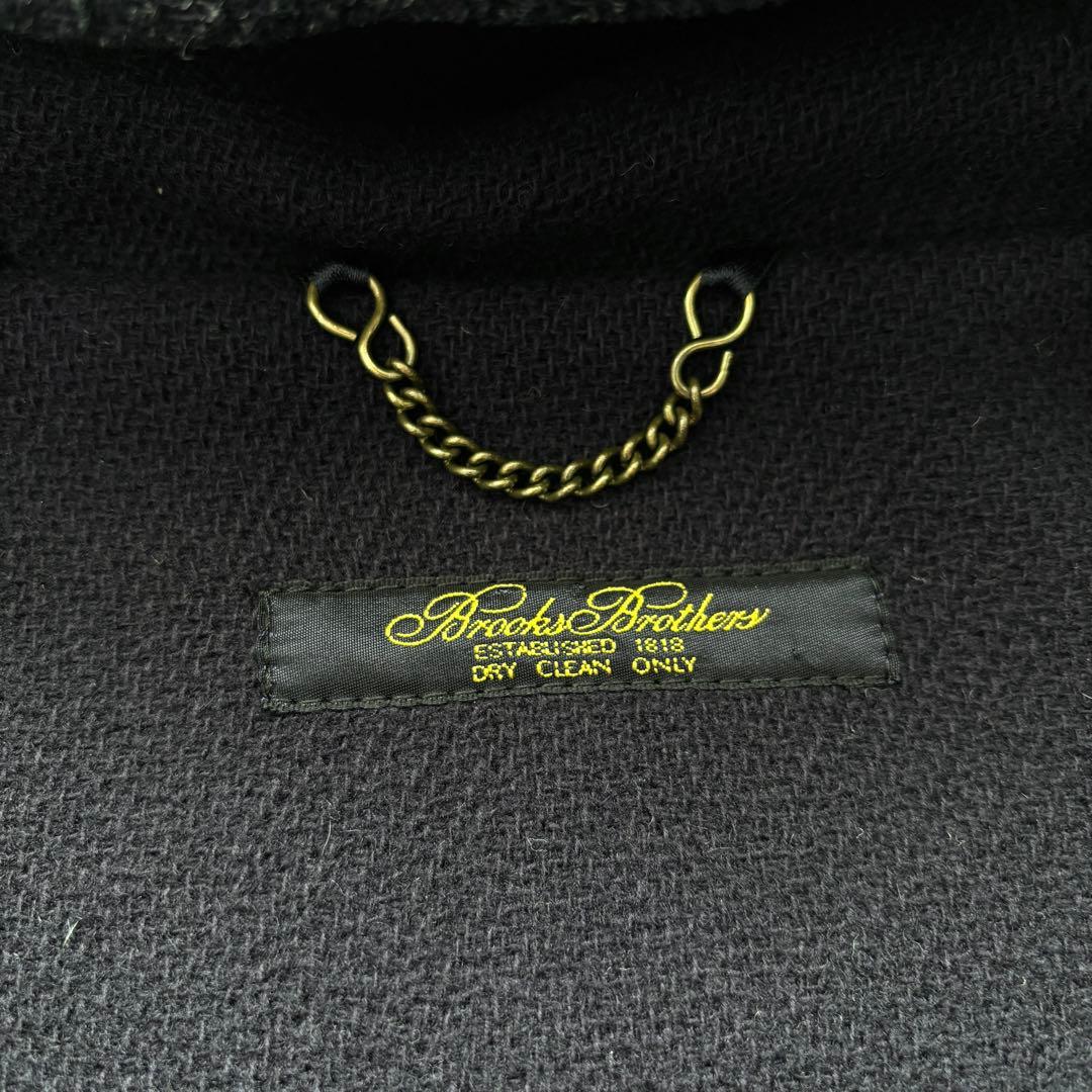 ブルックスブラザーズ ムーアブルック ヘリンボーン ダッフルコート ネイビー