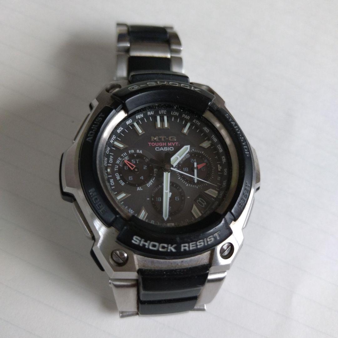 マコト　カシオ　G-SHOCK MTG-1200 シルバー　ソーラー電波