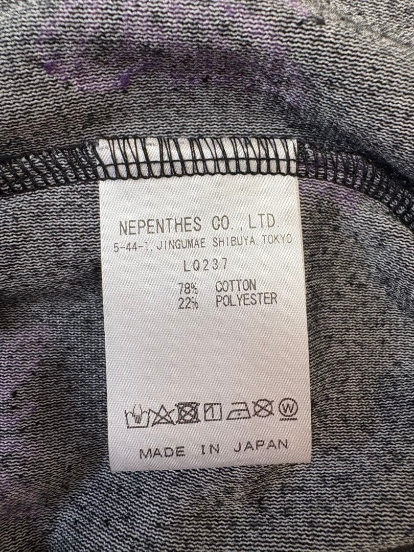 Needles パピヨンベロアトラックジャケット 黒紫 上下セット上はM 下はS