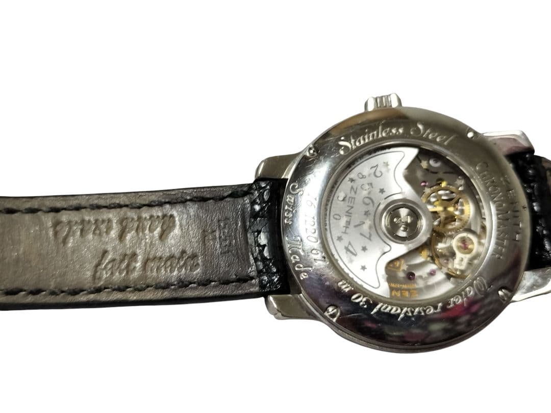 ZENITH CHRONOMASTER ゼニスダイヤモンド手巻き腕時計