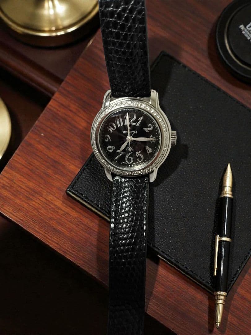 ZENITH CHRONOMASTER ゼニスダイヤモンド手巻き腕時計