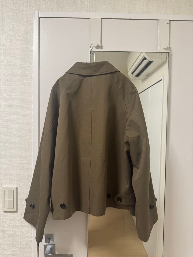 COS ショートツイルトレンチコート カーキ Mサイズ