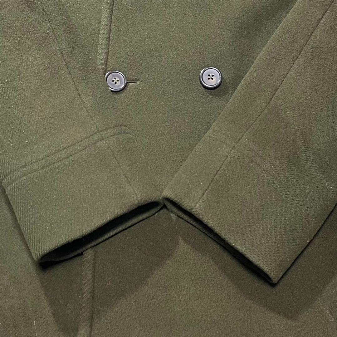 ポロラルフローレン ピーコート Pコート ウール ダブル カーキ 38 M