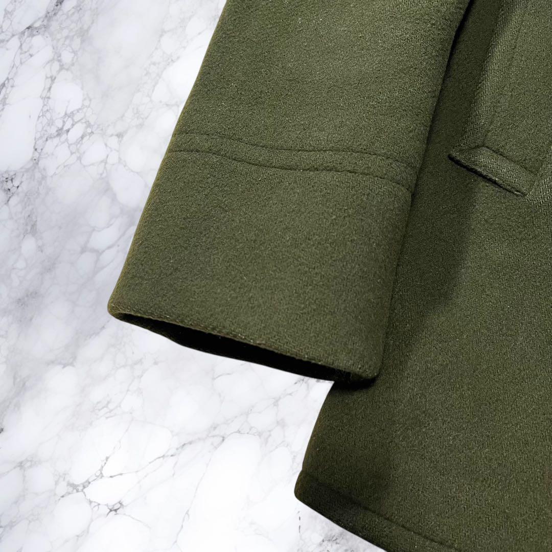 ポロラルフローレン ピーコート Pコート ウール ダブル カーキ 38 M