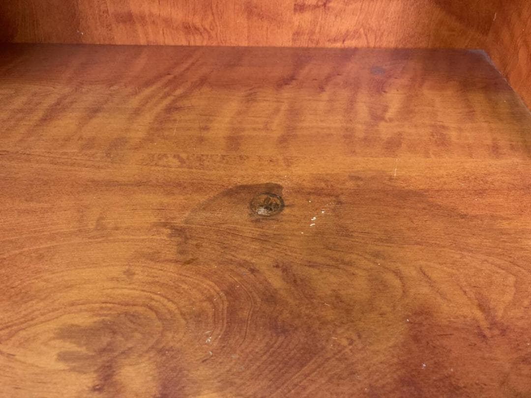 昭和レトロ ヴィンテージ ガラス扉 180 90 大容量 キャビネット 食器棚