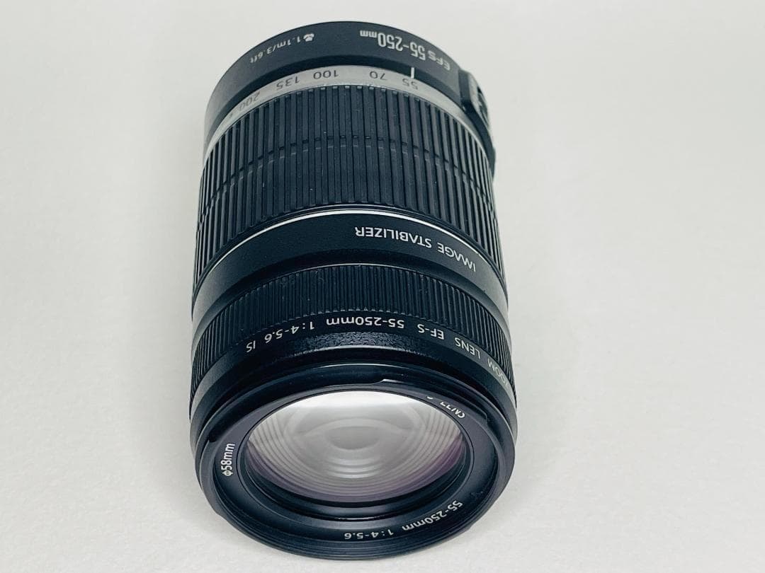 美品⭐Canon キャノン EF-S 55-250mm f4-5.6 IS