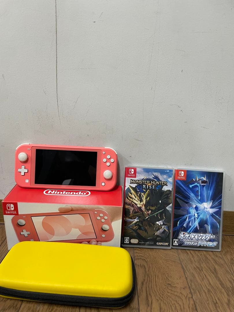 Nintendo Switch Lite ピンク ゲームソフト2本付き