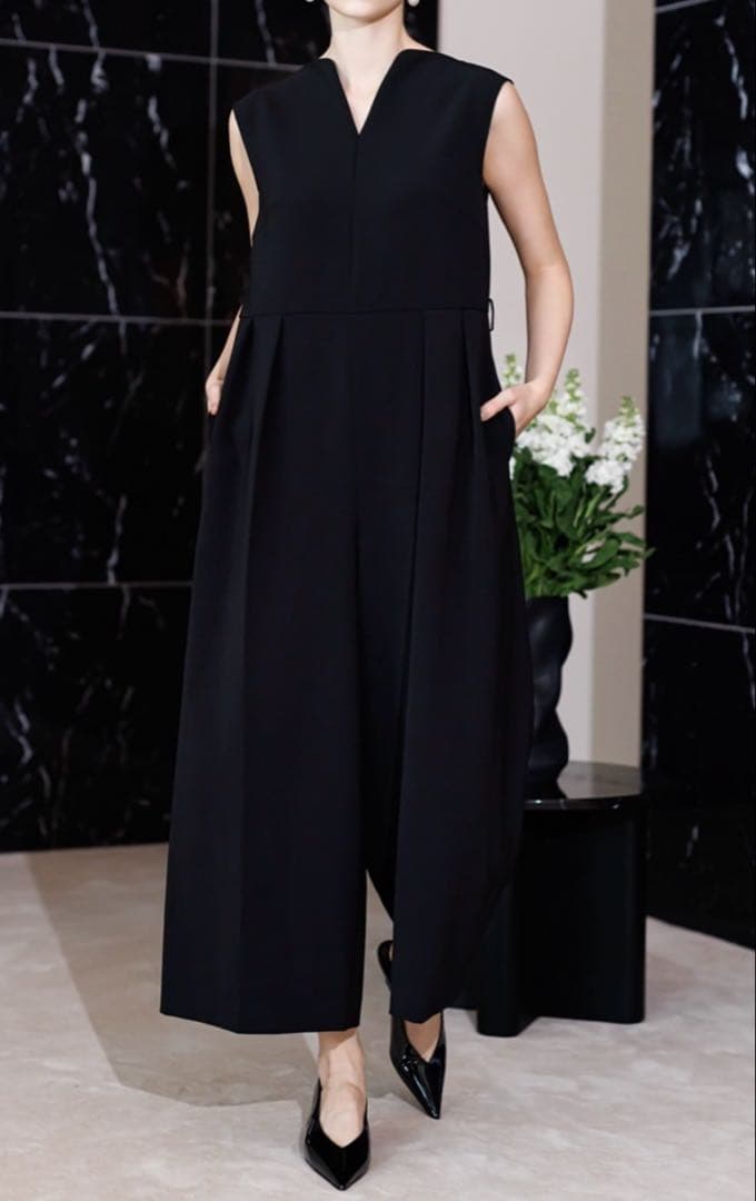 Heve ヘイブ へイヴ ハートネックオールインワン 38