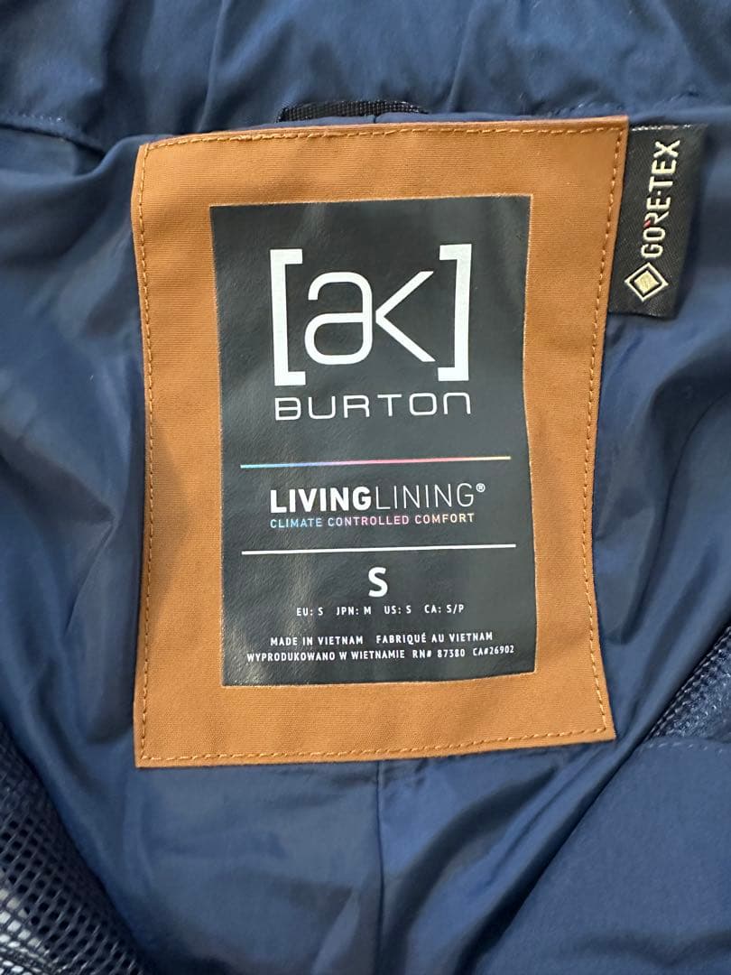 【美品】Burton [ak] メンズスノーボードパンツSサイズ