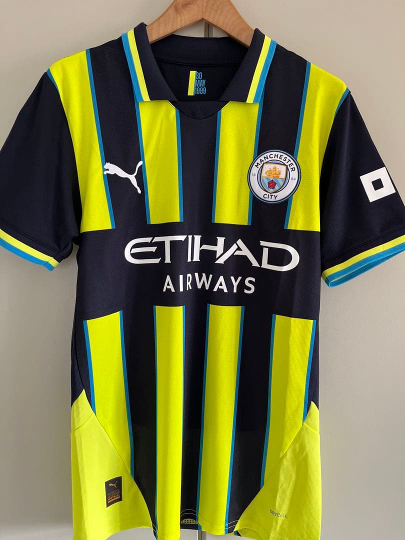 【新品未使用】24-25 マンチェスターシティ AWAY オーセンティック XS