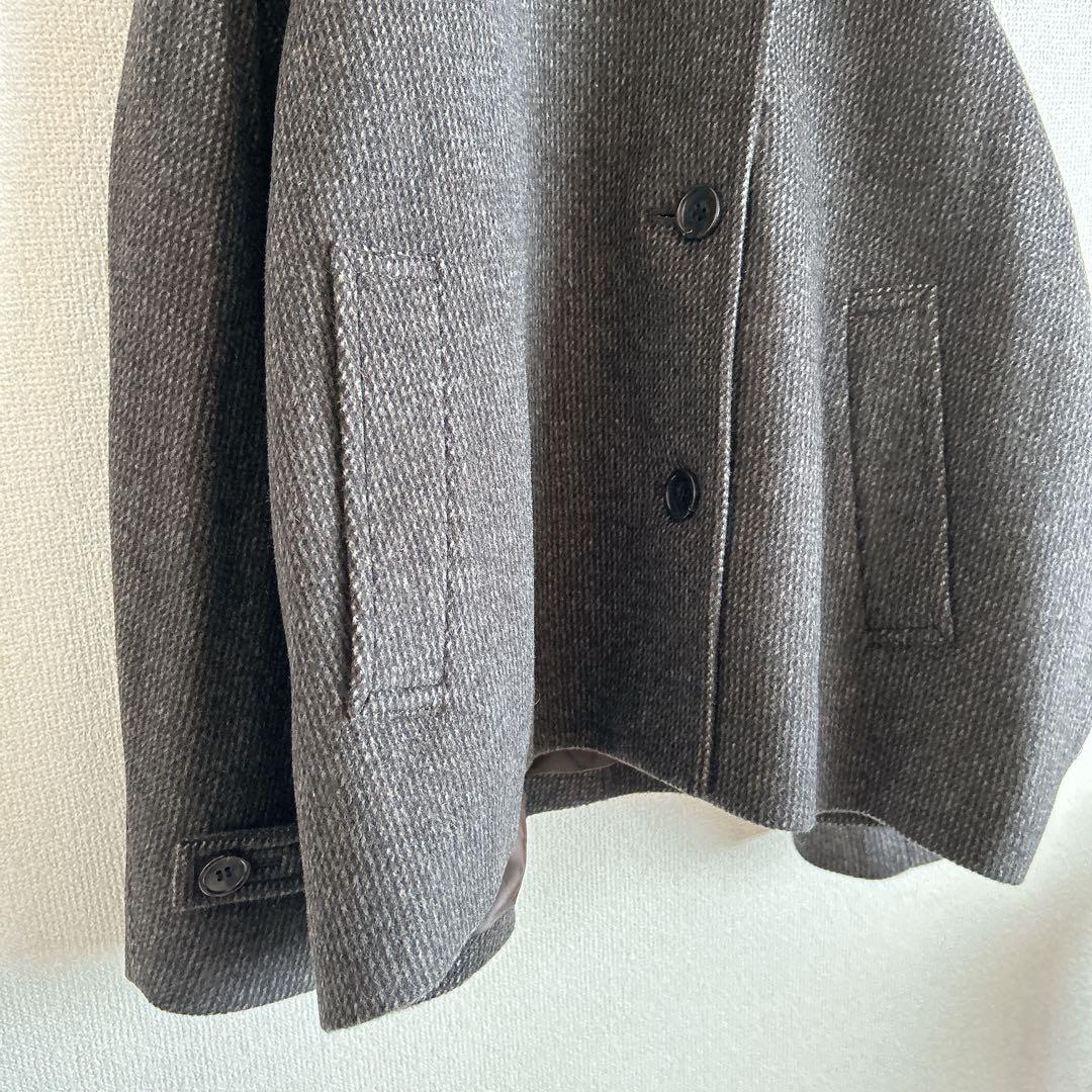 【framework】23AW ピンチェックバルカラーショートコート