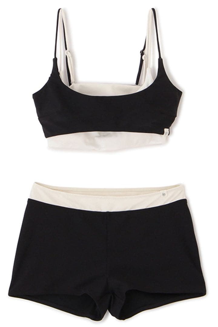 etretokyo エトレトウキョウ バイカラー 水着 S 新品未使用 タグ付