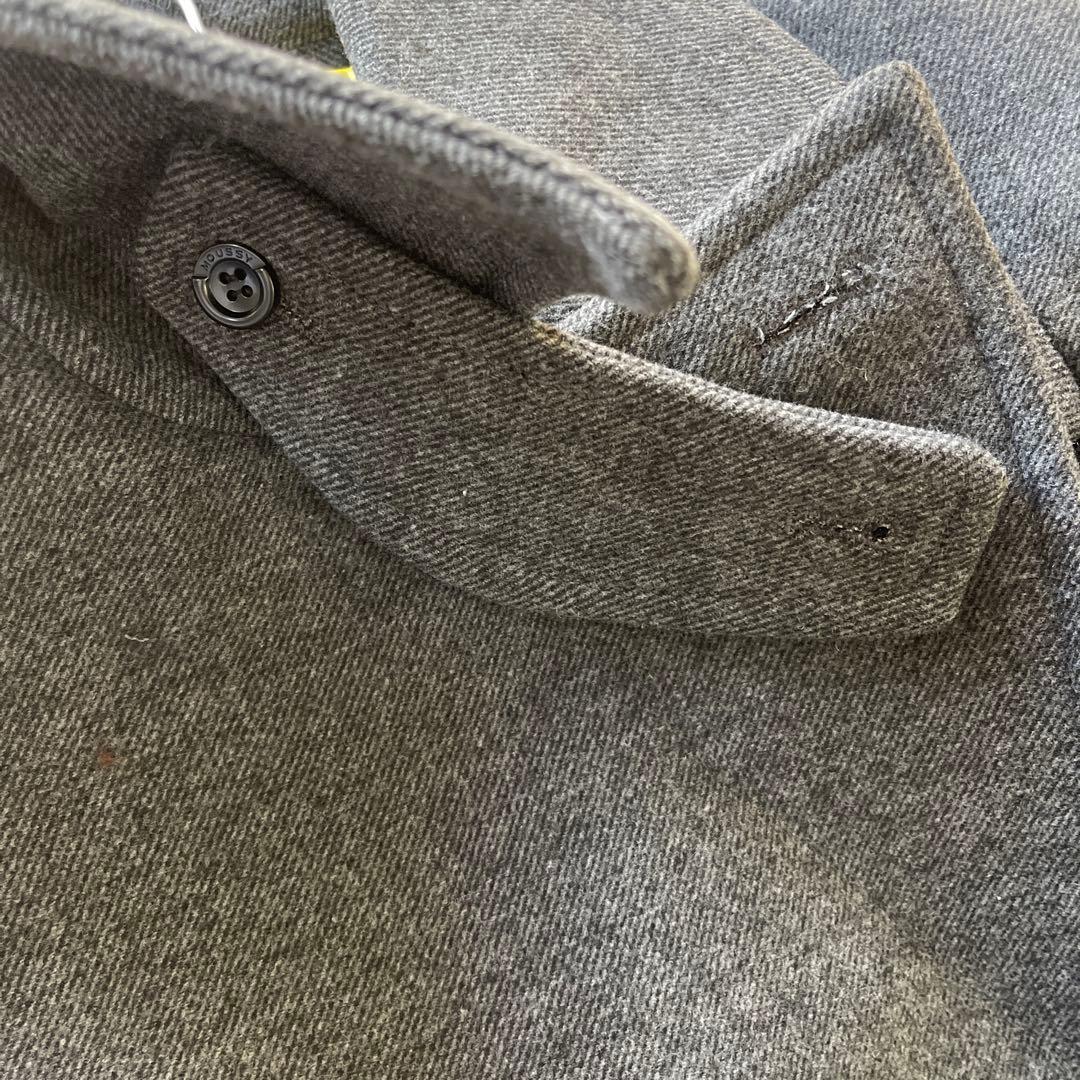 moussy グレー ダブルブレスト ミドルコート