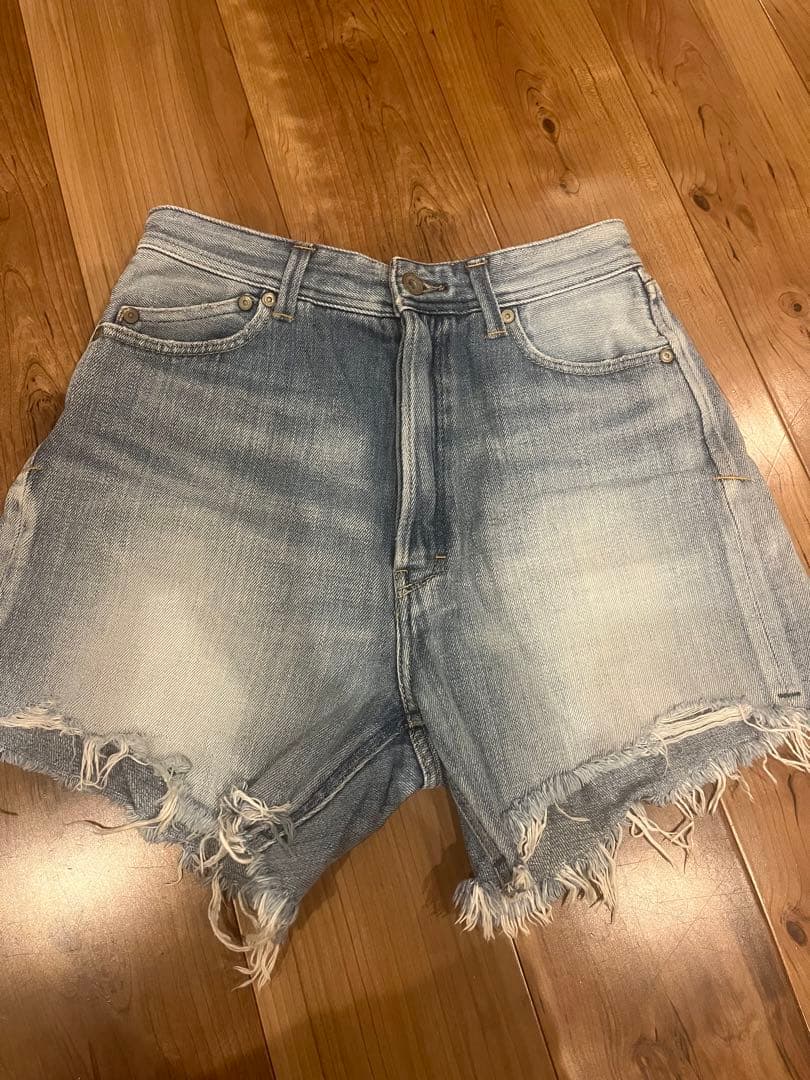 yanuk ヤヌーク ショートパンツ sunny サニー 野沢和香 ブルー L