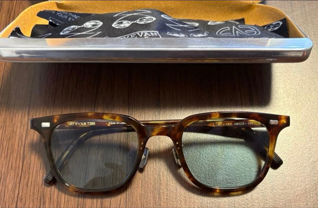 EYEVAN7285 319 sun 301 SMOKE BLUE廃盤