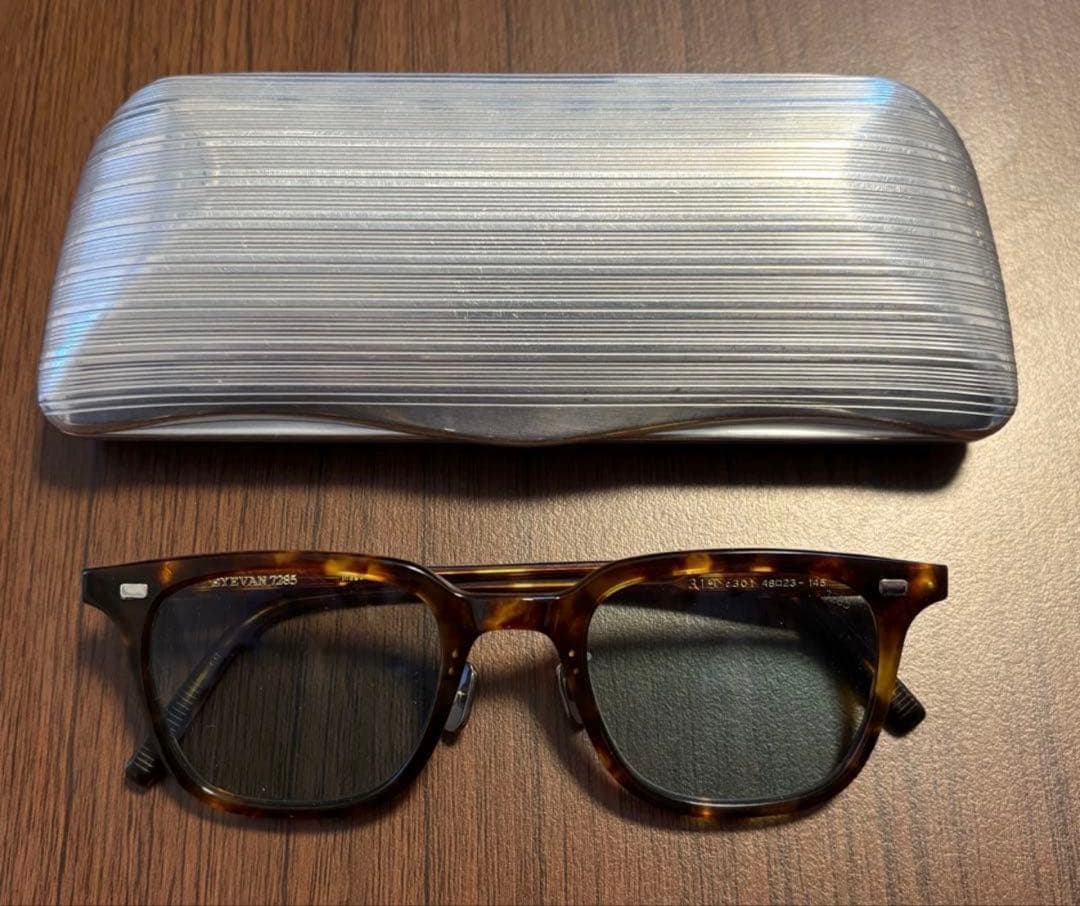 EYEVAN7285 319 sun 301 SMOKE BLUE廃盤