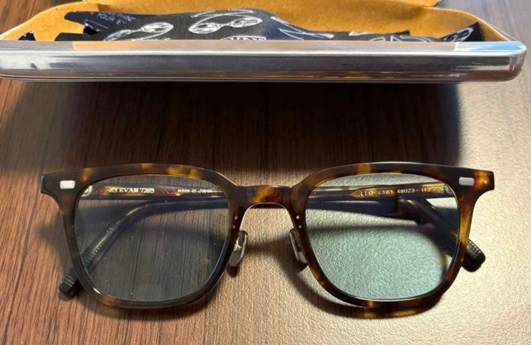 EYEVAN7285 319 sun 301 SMOKE BLUE廃盤