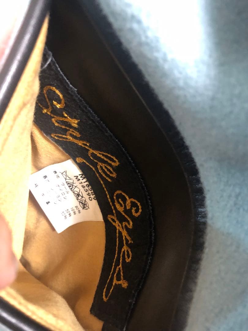 Style Eyes スタジャン 水色/黒 サイズ38