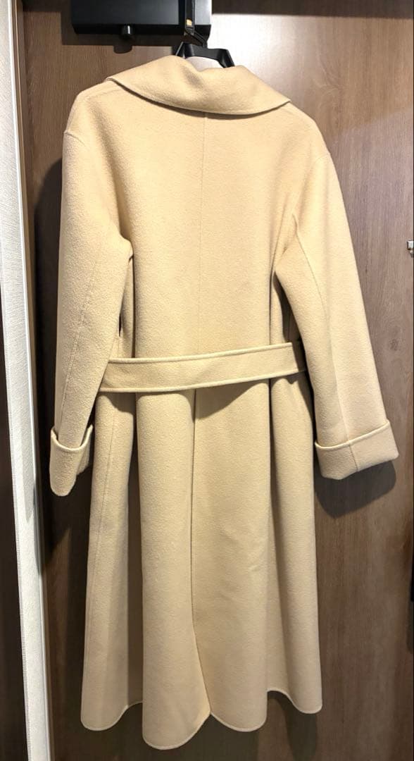 美品　マルティニーク　ロングコート　ダブルフェイス　リバー