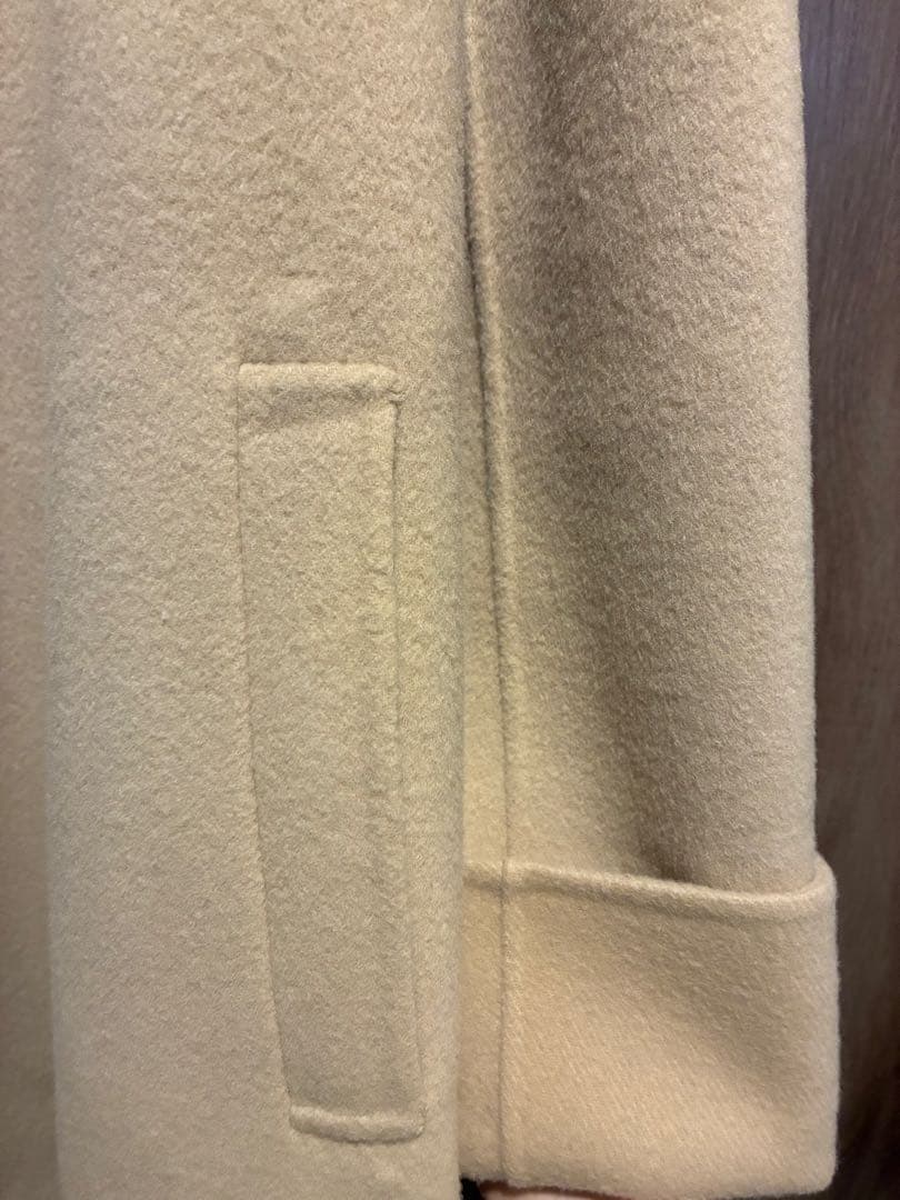 美品　マルティニーク　ロングコート　ダブルフェイス　リバー