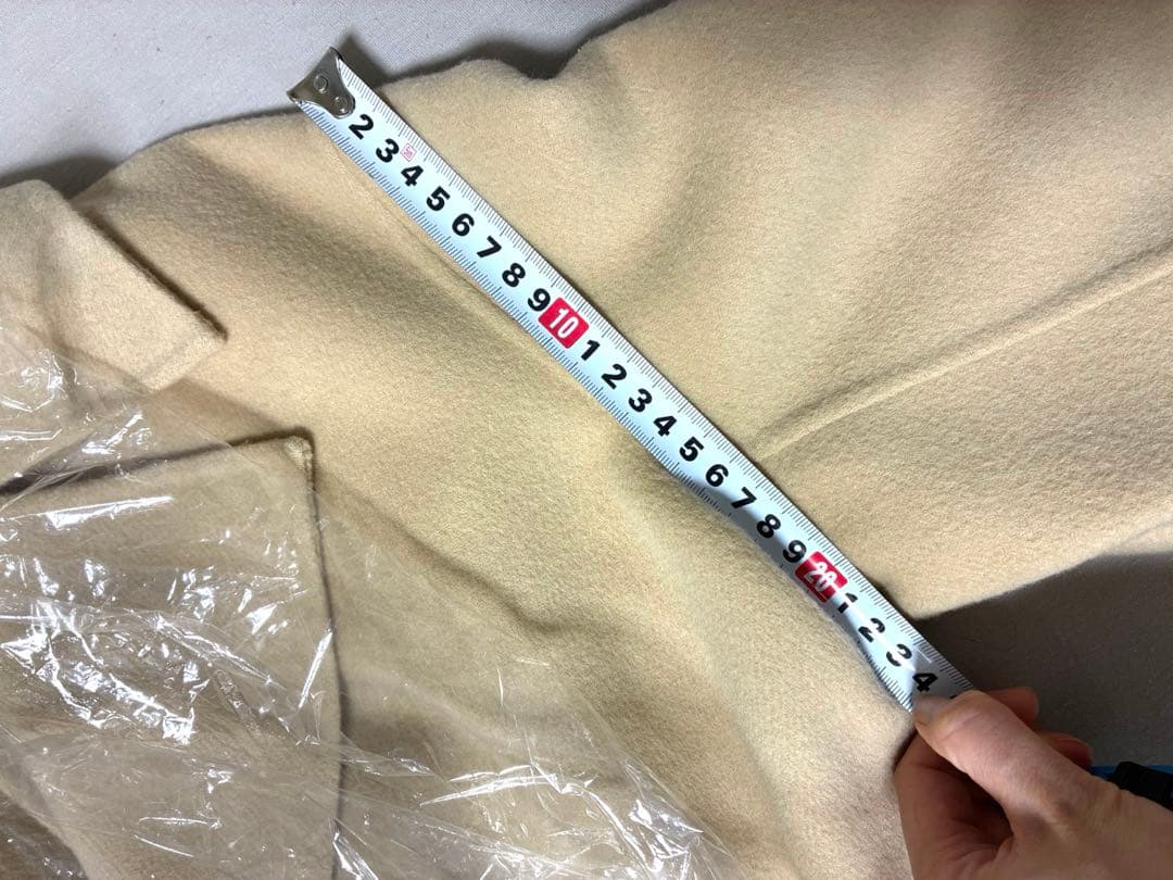 美品　マルティニーク　ロングコート　ダブルフェイス　リバー