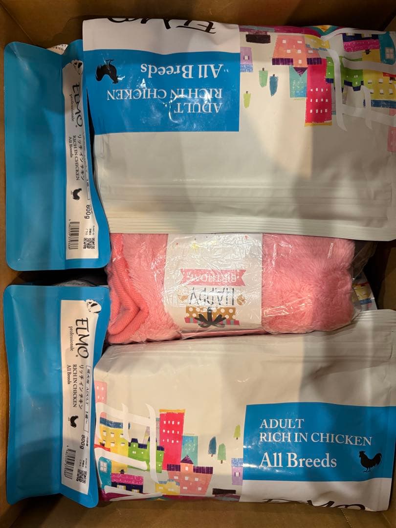 ELMO ドライフード 3kg×2袋と800g×3袋セットとおまけあり