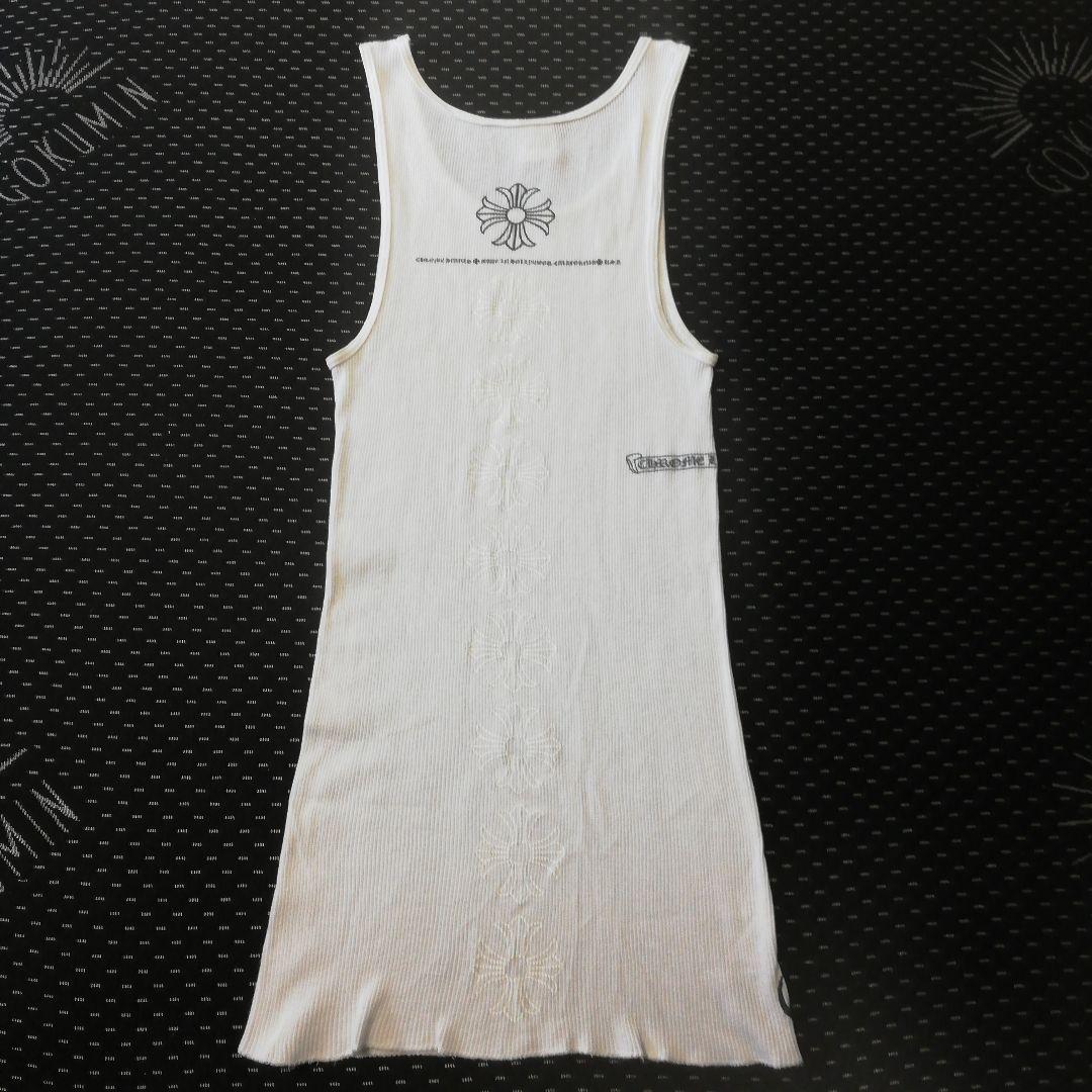 クロムハーツ タンクトップ S 希少ホワイトプリント