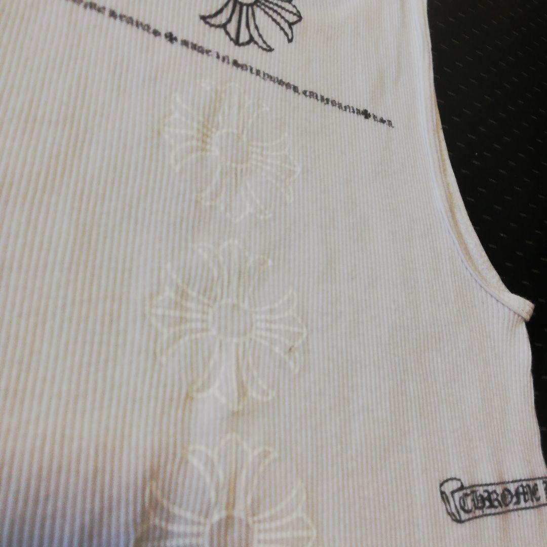 クロムハーツ タンクトップ S 希少ホワイトプリント