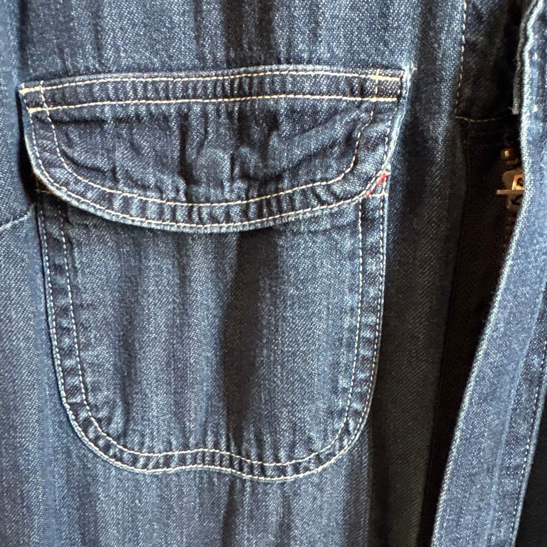 完売品　KAPITAL デニム　オールインワン　つなぎ風デニムワンピース