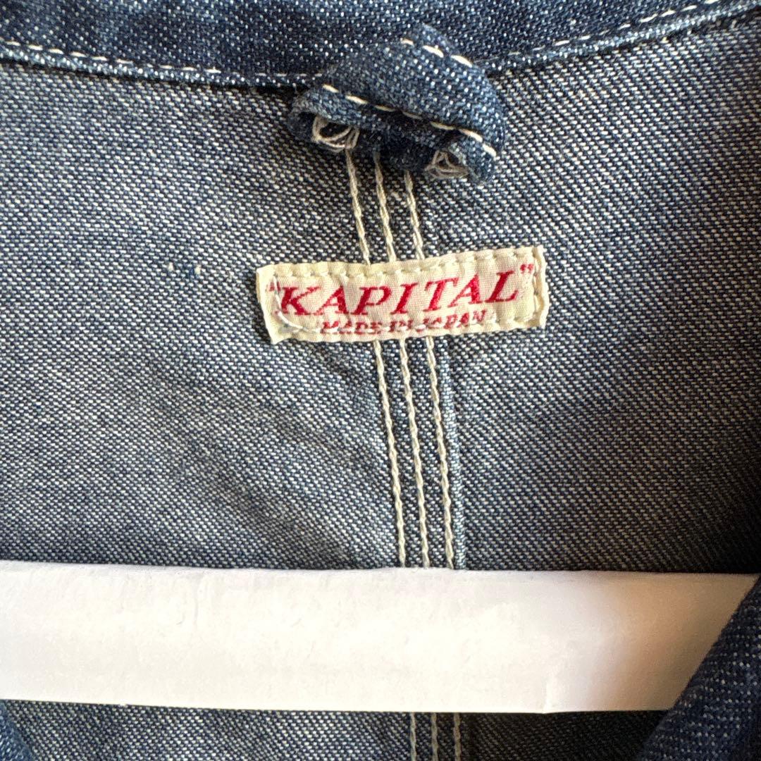 完売品　KAPITAL デニム　オールインワン　つなぎ風デニムワンピース