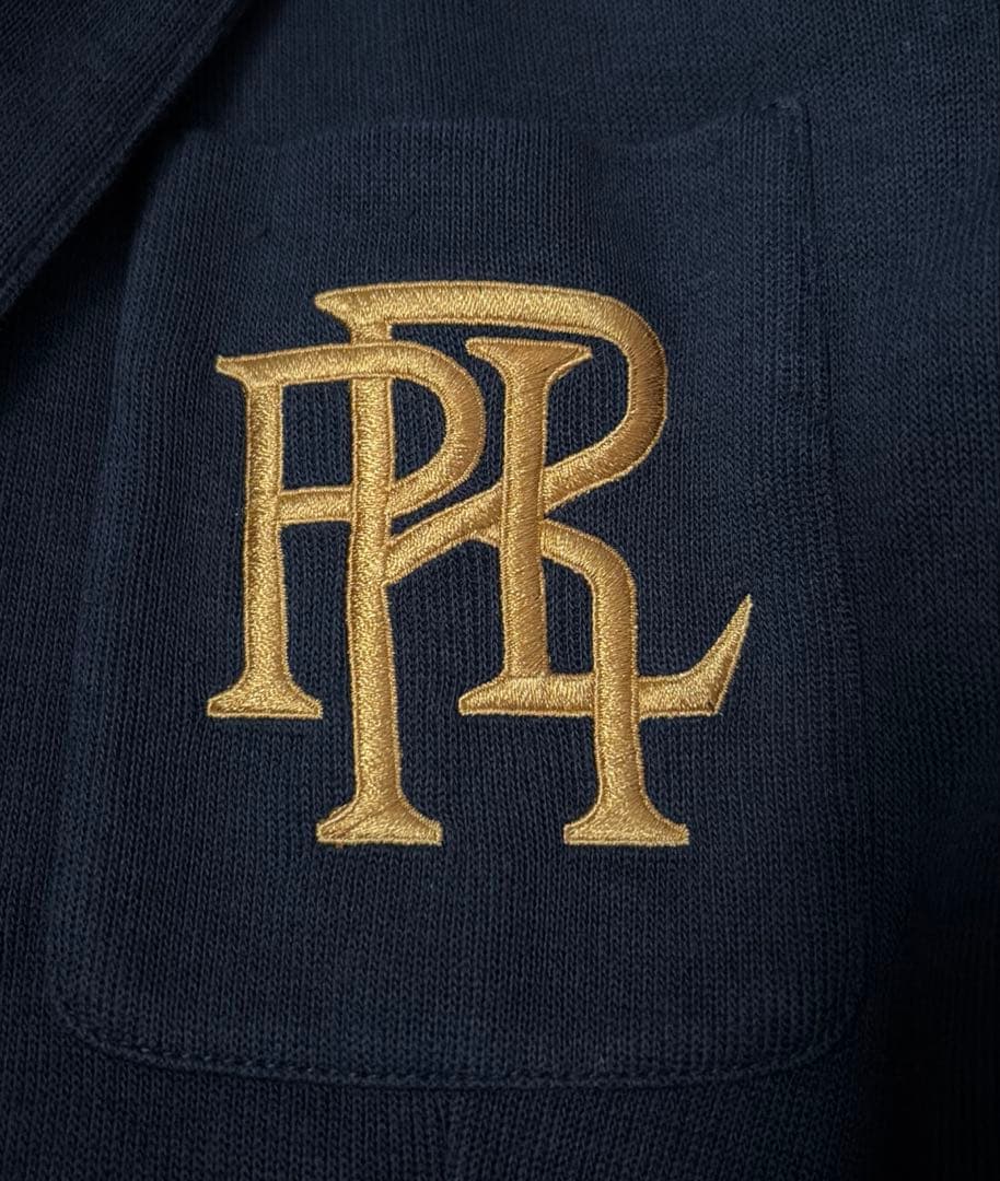 ポロラルフローレン　紺ブレ　ジャケット　金ボタン　ネイビー　ロゴ刺繍　サイズ4