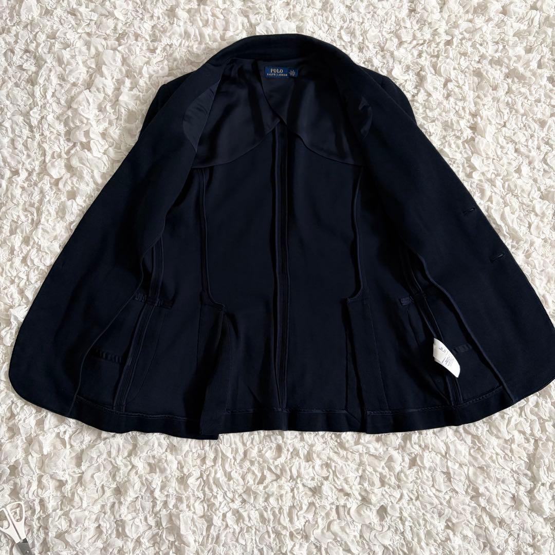 ポロラルフローレン　紺ブレ　ジャケット　金ボタン　ネイビー　ロゴ刺繍　サイズ4