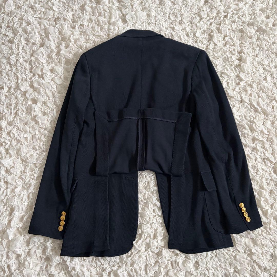 ポロラルフローレン　紺ブレ　ジャケット　金ボタン　ネイビー　ロゴ刺繍　サイズ4