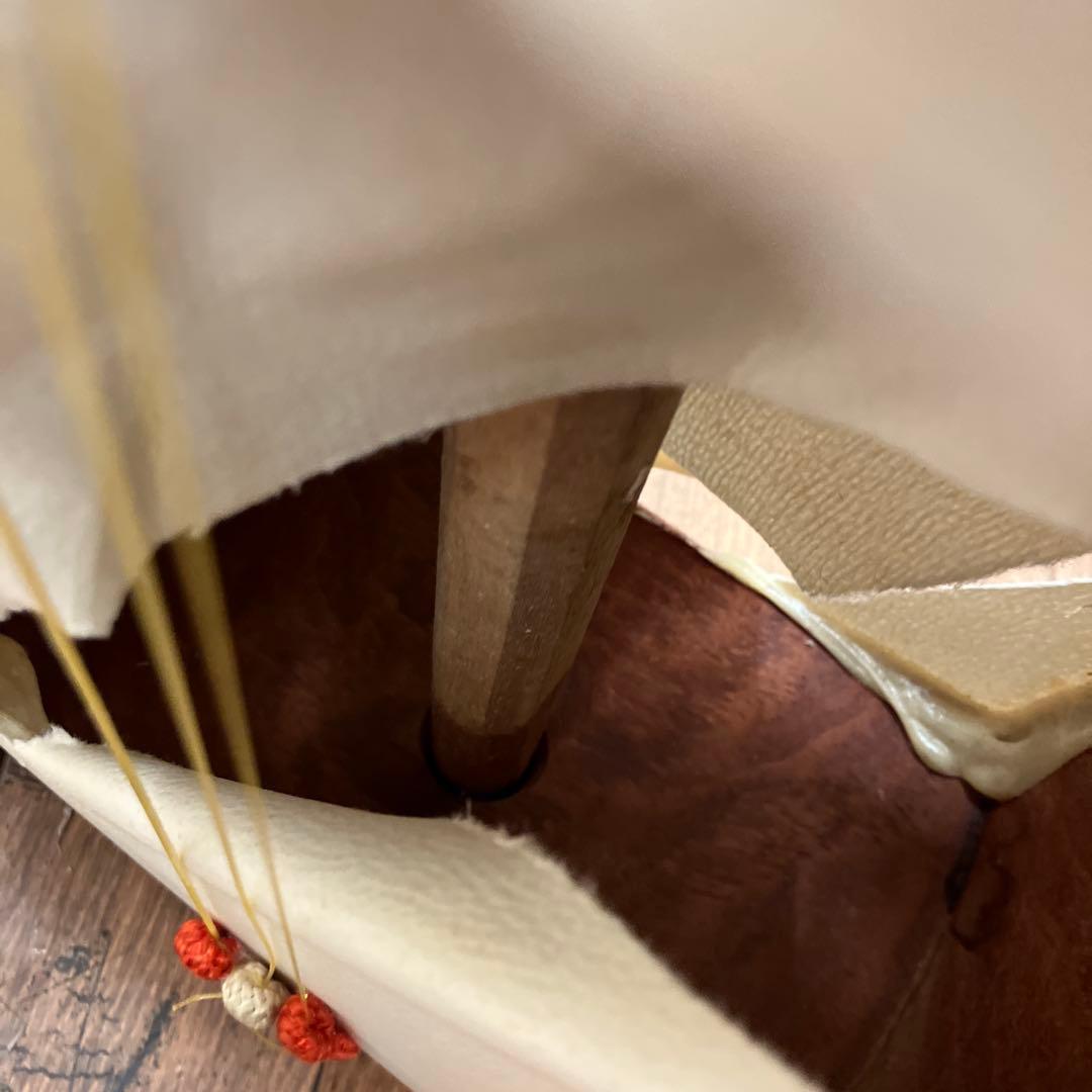 昭和レトロ 三味線 丸打胴 中棹 花梨 民謡 地唄 弦楽器 和楽器 ハードケース