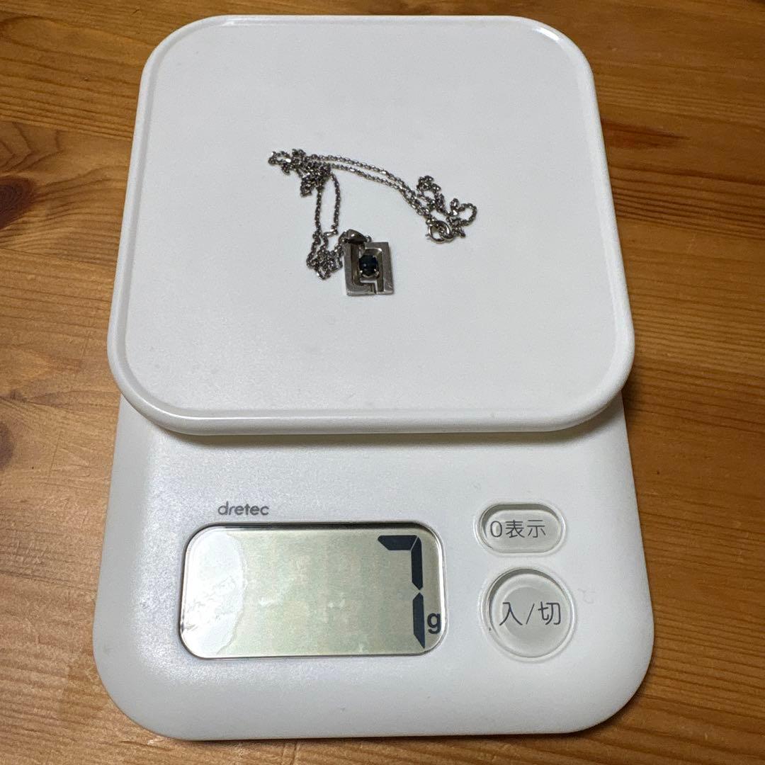 重量感◎ プラチナネックレス Pt850 PM900 約7g 地金価値あり