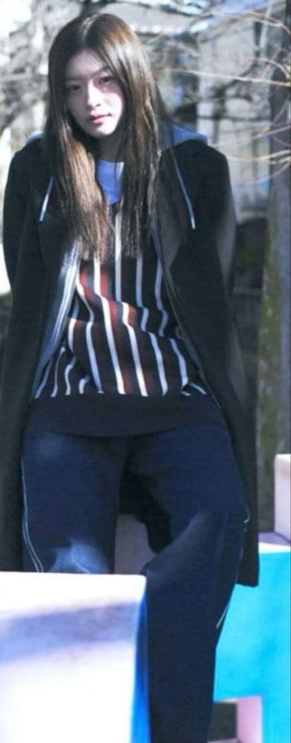 Zaraデタッチャブルフード コントラストコートS