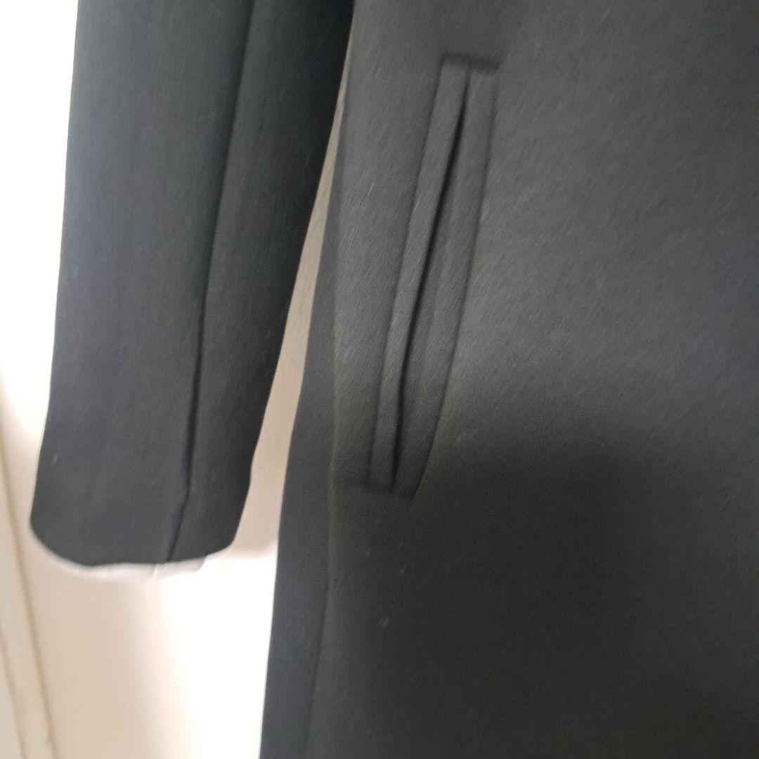 Zaraデタッチャブルフード コントラストコートS