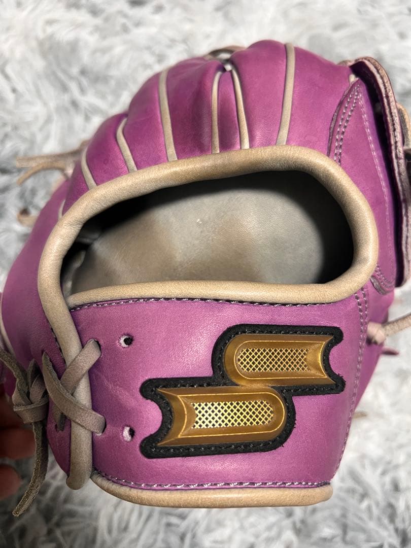 SSK 外野用 軟式グローブ 紫色