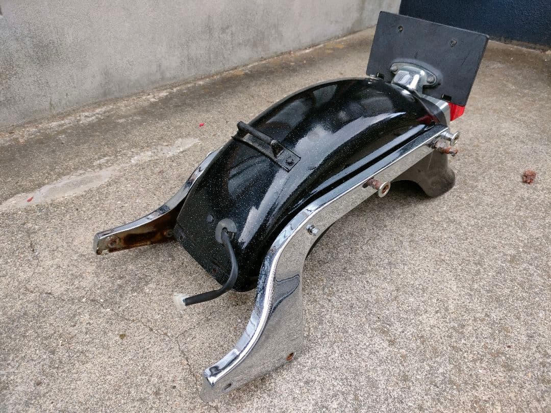 バルカン400 リアフェンダー テールランプ シート ナンバーフレーム セット