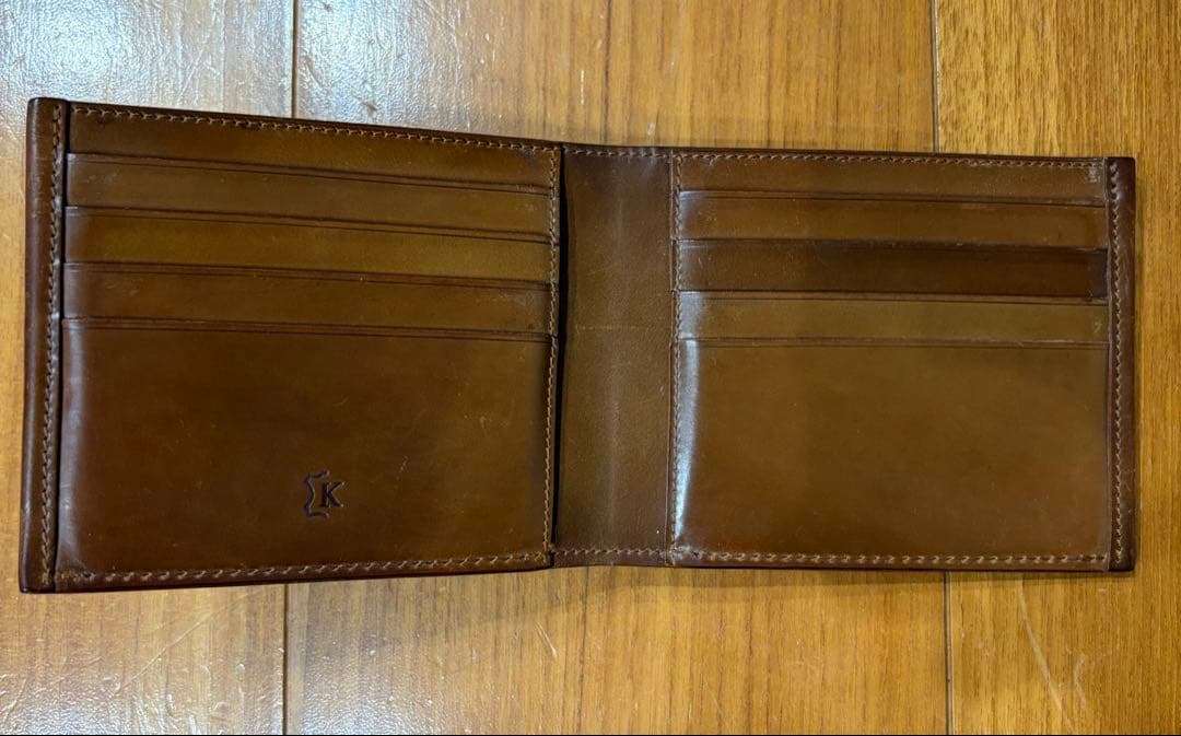 わ*ち様 KREIS 二つ折り財布シェルコードバン クライス