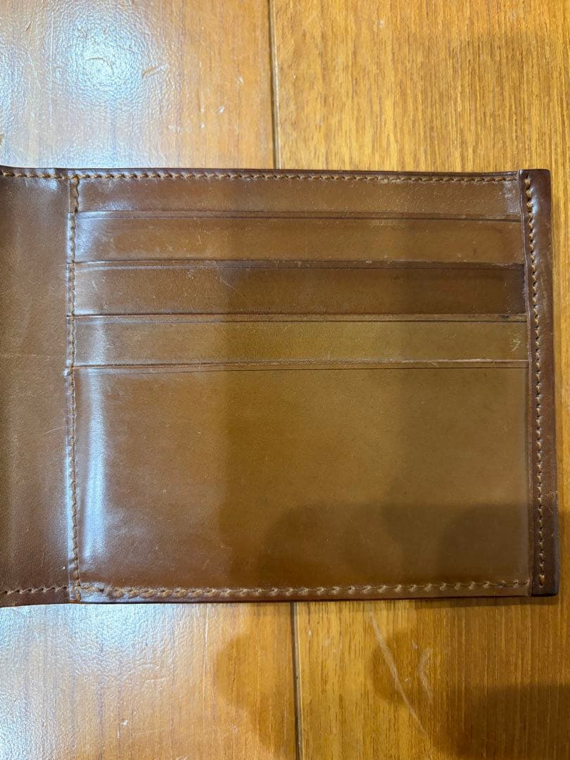 わ*ち様 KREIS 二つ折り財布シェルコードバン クライス