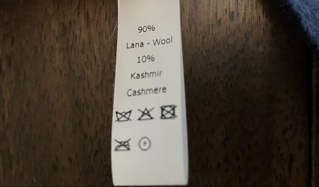 【未使用品】PIACENZA ピアチェンツァ マフラー カシミヤ混 ネイビー