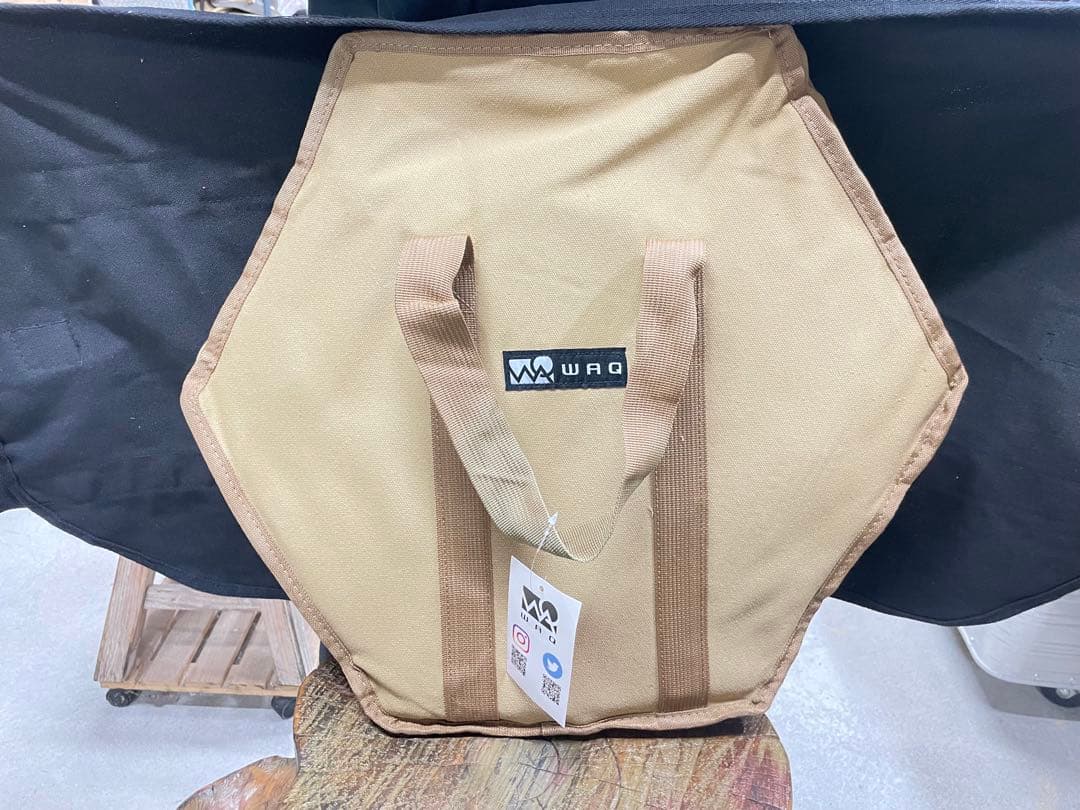 【未使用】WAQ(ワック) 焚き火台YAGURA 鉄製 折りたたみ焚火台キャンプ