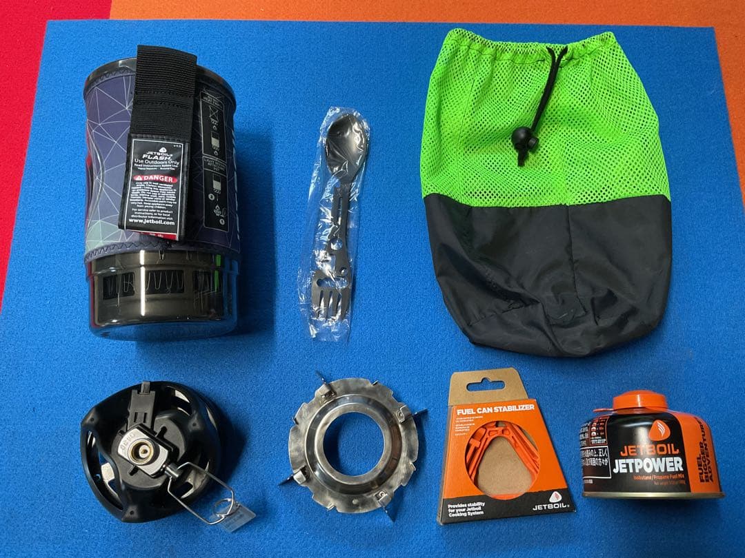 mont-bell JETBOILフラッシュ新品パーツリメイク動作良好美品セット