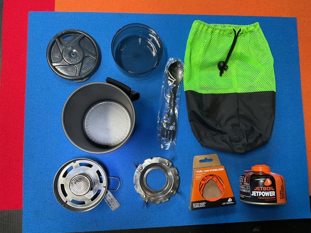 mont-bell JETBOILフラッシュ新品パーツリメイク動作良好美品セット